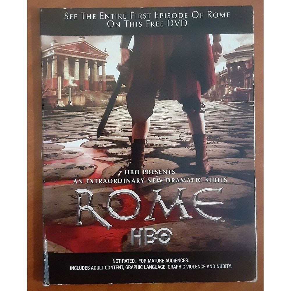 HBO Rome Series Premiere Episode 1 DVD Historical Drama Ancient Rome TV